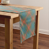 Chemin De Table Long Clan Wilson Ancienne Tartan (In Situ)