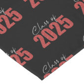 Chemin De Table Long Classe Parties scintillant rouge de 2025 (Coin)