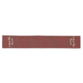 Chemin De Table Long Classic Plaid Merry Christmas Festive Table Runner (Horizontal)