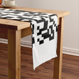 Chemin De Table Long Code QR personnalisé Analyser Info Table Runer Vos