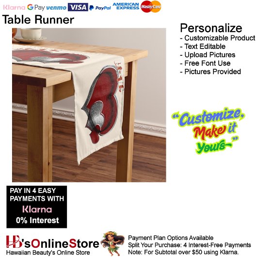 Chemin De Table Long Coeur Magique Beige Table Runer Linge de maison