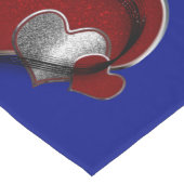 Chemin De Table Long Coeur Magique Bleu Table Runer Linge de maison (Coin)