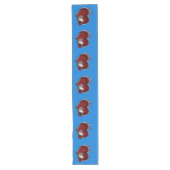 Chemin De Table Long Coeur Magique Bleu Table Runer Linge de maison (Devant)