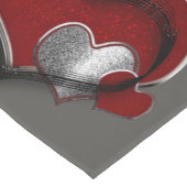 Chemin De Table Long Coeur magique Table à charbon Runner Linge ménager (Coin)