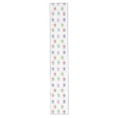 Chemin De Table Long Coffee Cups (Devant)
