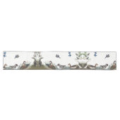 Chemin De Table Long Collage d'Audubon de coureur de Tableau de fleurs (Horizontal)