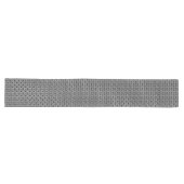 Chemin De Table Long Conception de cercles en zigzag noir et blanc mign (Horizontal)