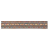 Chemin De Table Long Conception sud-ouest Adobe Grey Brown Tribal Motif (Horizontal)
