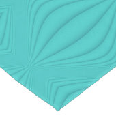 Chemin De Table Long Contour turquoise (Coin)