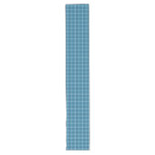 Chemin De Table Long Cosy Marine et Bleu Check Table Accent Pièce (Devant)