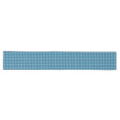 Chemin De Table Long Cosy Marine et Bleu Check Table Accent Pièce (Horizontal)