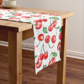 Chemin De Table Long Couleur d'eau Cherry Long Table Runner (In Situ)