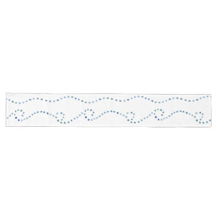 Chemin De Table Long Couleur d'eau Coastal Points Couleur de table