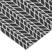 Chemin De Table Long Couleur et blanc personnalisées Motif de Herringbo (Coin)