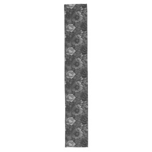 Chemin De Table Long Couleurs émaillées uniques Vintage imprimé floral