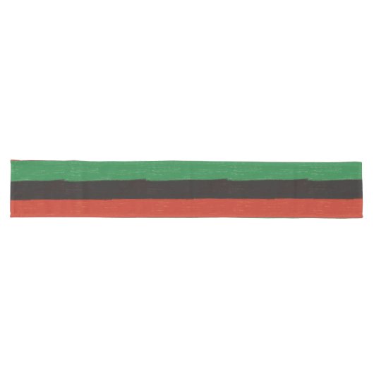 Chemin De Table Long Couleurs Kwanzaa (Horizontal)