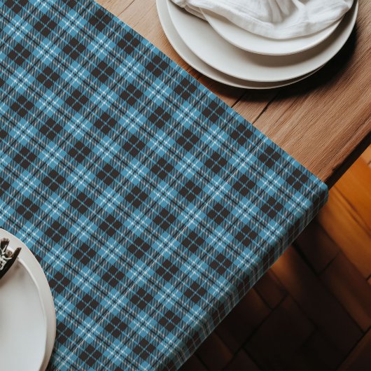 Chemin De Table Long Coureur bleu jaune - Idée cadeau de famille réfléc