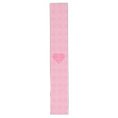 Chemin De Table Long Coureur de Cadeau de la Saint-Valentin Cœurs Roses (Devant)