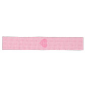 Chemin De Table Long Coureur de Cadeau de la Saint-Valentin Cœurs Roses (Horizontal)