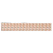 Chemin De Table Long Coureur de style des années 70, fleurs minuscules  (Horizontal)