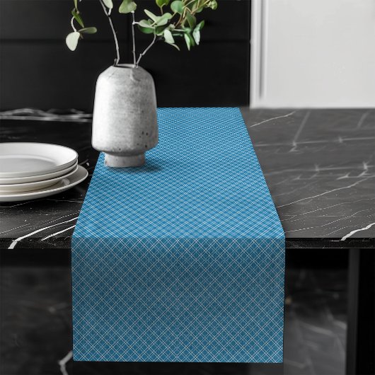 Chemin De Table Long Coureur de table bleu marine pour dîner classique