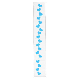 Chemin De Table Long Coureur de table Blue Hearts
