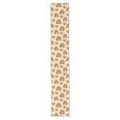 Chemin De Table Long Coureur de table bohème groovy Art de table pastel (Devant)