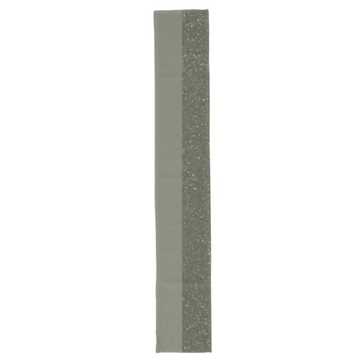 Chemin De Table Long Coureur de table d'accents vert mousse personnalis (Devant)