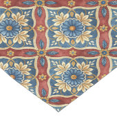 Chemin De Table Long Coureur de table de look artistique avec tuiles mé (Coin)