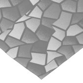 Chemin De Table Long Coureur de table en mosaïque gris et argent (Coin)