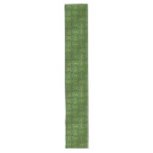 Chemin De Table Long Coureur de table Festive Green et Gold Damask (Devant)