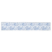 Chemin De Table Long Coureur de table floral de roses de toile français (Horizontal)