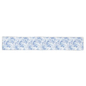 Chemin De Table Long Coureur de table floral Roses Toile de Jouy frança (Horizontal)