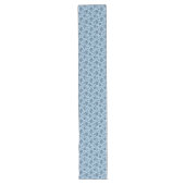 Chemin De Table Long Coureur de table florale bleue (Devant)