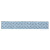 Chemin De Table Long Coureur de table florale bleue (Horizontal)