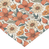 Chemin De Table Long Coureur de table florale chaude pour les rassemble (Coin)