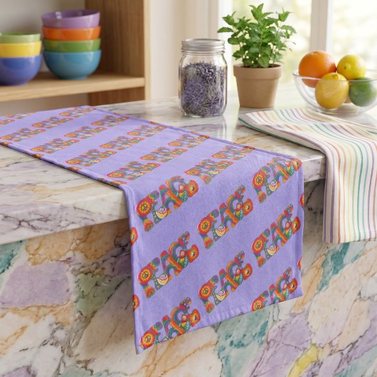 Chemin De Table Long Coureur de table long de paix