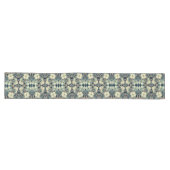 Chemin De Table Long Coureur de table Motif de Dogwood Bleu (Horizontal)