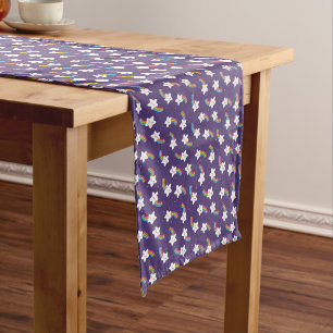 Chemin De Table Long Coureur de table Rainbow Stars