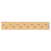 Chemin De Table Long Coureur funky des années 60 Couleurs pastel Style (Horizontal)