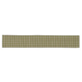 Chemin De Table Long Coureur longue table Tartan vert (Horizontal)