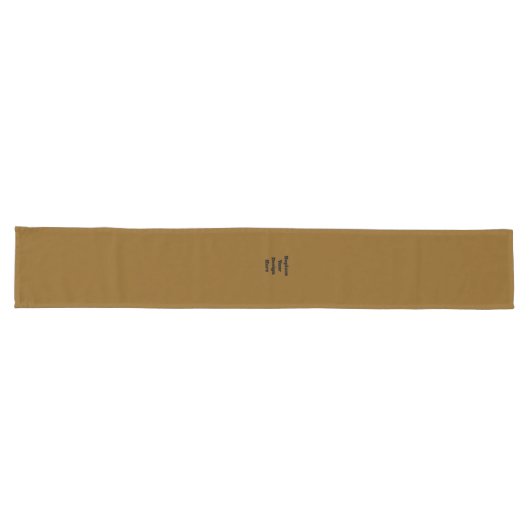 Chemin De Table Long Créez Votre Propre Marron (Horizontal)
