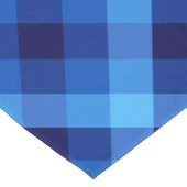 Chemin De Table Long Cute Rétro Océan Bleu Plaid Grande Table Runer (Coin)