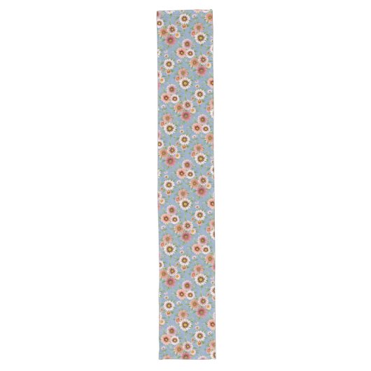 Chemin De Table Long Daisy Floral (Devant)