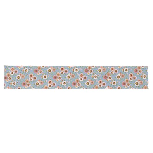 Chemin De Table Long Daisy Floral (Horizontal)