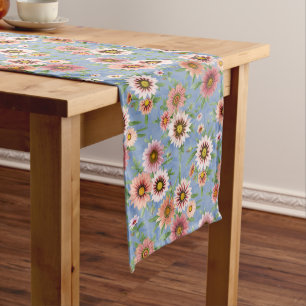 Chemin De Table Long Daisy Floral