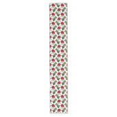 Chemin De Table Long De belles roses rouges (Devant)