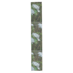 Chemin De Table Long Dentelle blanche de la Reine Anne Fleur sauvage