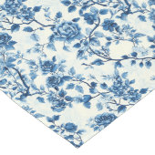 Chemin De Table Long Design gravé bleu serein (Coin)