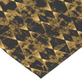 Chemin De Table Long Diamants noirs et or erratiques (Coin)